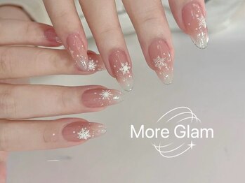 モアグラム 大宮東口店(More Glam)/秋冬ネイル雪花ネイル
