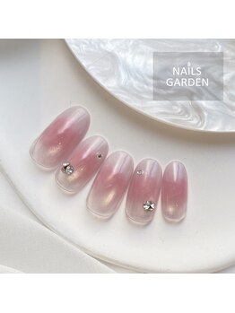 ネイルズガーデン(NAILS GARDEN)/チークネイル
