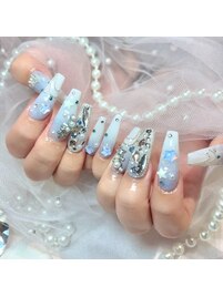 ブルーゴテゴテネイル