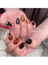 ビューティームーン(beauty moon)/べっ甲ネイル＆ブラック＊