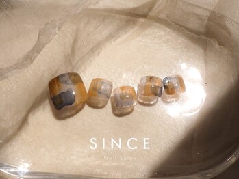 シンス(Since)/8月 foot monthly design