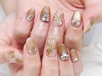 ネイル ユナ(nail YUNA)の写真/【幅広い年齢層に合う豊富なデザイン】オフィス/POP/ブライダル/イベントなどもお任せ★[大森/平和島]