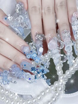 アムズ(am’S)の写真/最新韓国ネイルは当店へ！パーツが豊富☆最新トレンドのカラーやジェルも揃っているのでお任せください♪