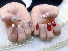 クイーンネイル 新宿(Queen nail)/クリスマスデザイン