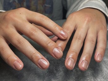 オムネイル 渋谷(HOMME NAIL)/クリアジェル ¥3.800