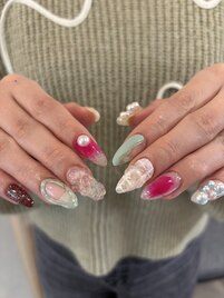 ぷっくりネイル