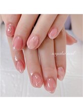 プレジール(Plaisir)/ピンク系モヤモヤネイル