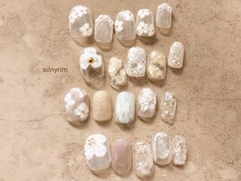 アシンメトリーニュアンスネイル