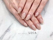 ネイルアトリエルカ(nail atelier LUCA)/W-657 ベージュナチュラルネイル