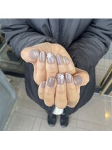 トータルサロン 白べぇーっ プラス/冬ネイル