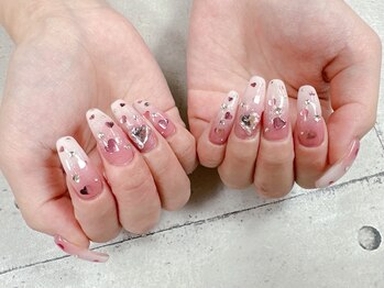 ネイル ビューティーマジック 葛西本店/ラブリーハートネイル