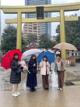 グラサヴォーグ 岐阜店(GRASA VOGUE)/スタッフで初詣