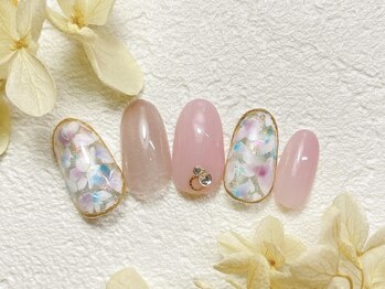 ビオトーププラス 銀座本店(bio tope+)/紫陽花ネイル銀座フィルイン