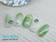 ミアローザ(Mia Rosa)/春ネイル４☆クローバーネイル