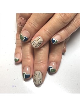 ネイルケアサロンエルミタージュ/秋にぴったり☆レトロＮａｉｌ