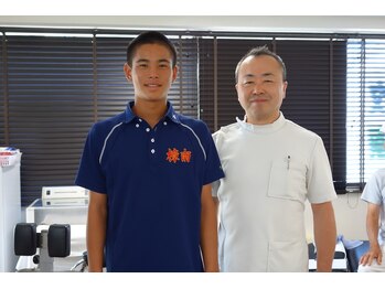 大田整骨院 鹿児島院/ライオンズに入団した浜屋選手