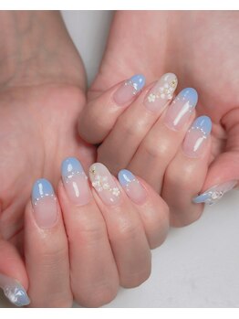 サムズアップネイル(thumbs up nail)/ハンド自由デザイン