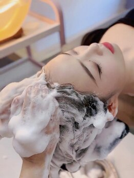 大足スパ 上野 御徒町(BIG FOOT SPA)の写真/【完全個室・ドリンクバー完備】クリームヘッドスパ/バリ式ヘッドスパ/クリームバスコース◎疲労感を軽減！