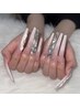 オフなし10本長さだしデザインやり放題【超ロング】¥12500→¥12000