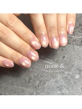 ヌックアンド(nook &)の写真/【大村/NEWOPEN】自爪に優しいフィルイン施術!美フォルムワンカラー5000円/OPEN記念クーポン多数掲載中☆