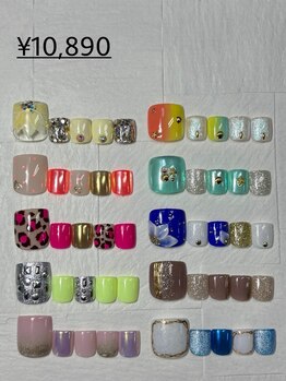 ネイル ヴェリテ(NAIL VERITE)/フット 定額デザイン ¥10,890-