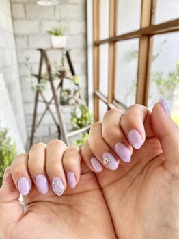 ニキ ヘアー ネイル(niki hair nail)/パープルワンカラー