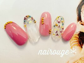 お花畑ネイル♪