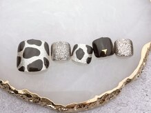 ネイルサロンフォーユー(for u)/ダルメシアンネイル¥7000