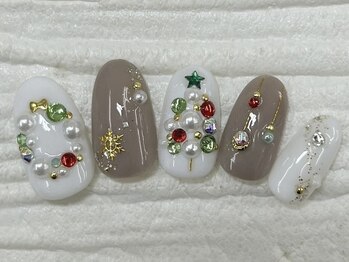 ハニービービー(Honey Bee Bee)/クリスマスネイル