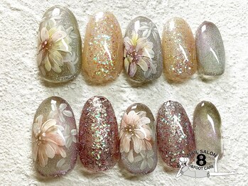 ネイルエイト 新百合ヶ丘(nail8)/新年、お花、