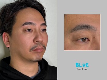 ブルー(BLUE)の写真/[久屋・高岳近く/23時最終受付]メンズ専門似合わせアイブロウサロンNewOpen◆貴方の色気と魅力を最大限に。