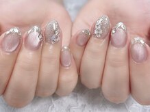 ディアリーネイル(Dearly Nail)/マグネット＆ガラスフレンチ