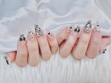 アキコネイルサロン(Akikoネイルサロン)/10本長さだし＋持ち込みデザイン