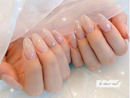 シンプルヌーディーネイル
