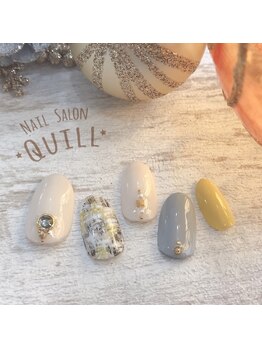 ネイルサロン クイル(QUILL)/12月ツイード☆3