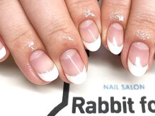 ネイルサロン ラビットフット(Rabbit foot)/王道フレンチ5500円