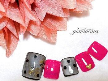 ネイルグラマラス 西新井店/《フットネイル》シアードット