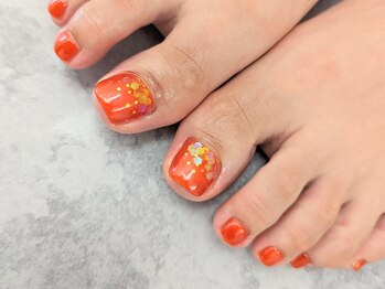 エムスラッシュ ネイル センター北店(M.SLASH)/シェラック　フットケア