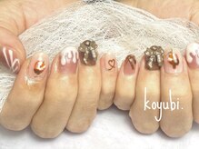 コユビ(koyubi.)/いちごチョコバレンタインネイル