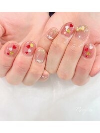 ハートホロネイル