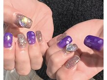 ノラ ミナミアオヤマ(NORA MINAMIAOYAMA)/ハートフラッシュネイル