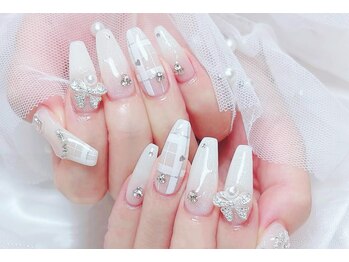 メイク 池袋(Meik)/冬チェックネイル