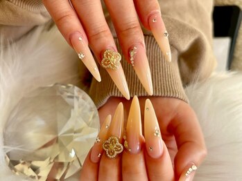 ネイビー(Naivy)の写真/短い爪でもアートを楽しみたい方必見☆お得な【スカルプ付け放題】アートをたっぷり楽しみたい方にも！！