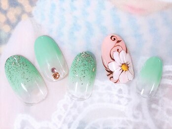ネイルズガッシュ 武蔵小山店(NAILsGUSH)/*ペイントフラワー*