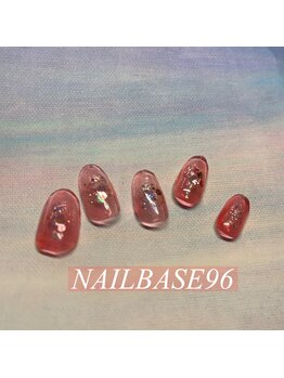 ネイルベースキュウロク(NAILBASE96)/2月定額デザイン