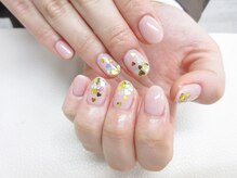 ネイルサロン キラップ(Nail Salon KiLAP)/ハートホロちりばめ￥7600