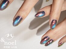 ノエル(Noel)/オーロラ ネイビーネイル