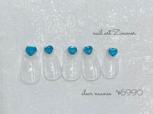 ネイルアート ジマー/クリアニュアンスコース¥6990