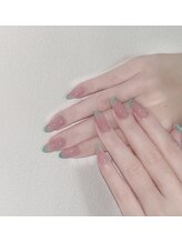 クイーンズビューティーサロン 歌舞伎町店(Queen's beauty salon)/ケア込みガラスフレンチ