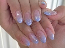 ジュノネイル(juno nail)/ブルーグラデ